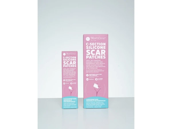 MomCare Silikónové náplasti na jazvy po cisárskom reze L-XL