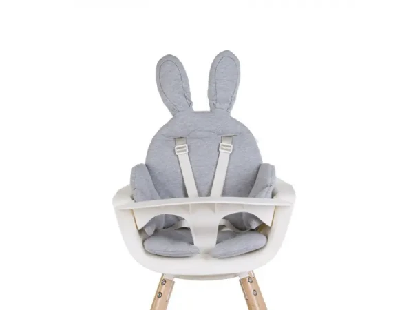 Childhome Sedacia podložka do detskej stoličky Rabbit Jersey Grey