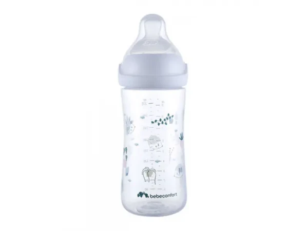 Bebeconfort Dojčenská fľaša Emotion Physio 270ml 0-12m + White