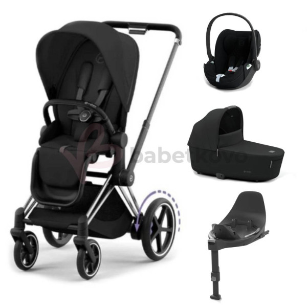 CYBEX E-PRIAM 4-kombinácia CHROME BLACK Sepia Black