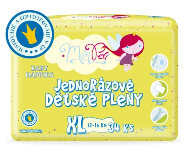 MonPeri jednorazové plienky 12-16kg Klasik XL