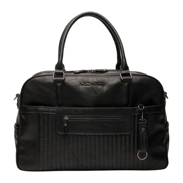 Little Company Prebaľovacia taška Lima Quilted Black prešívaná