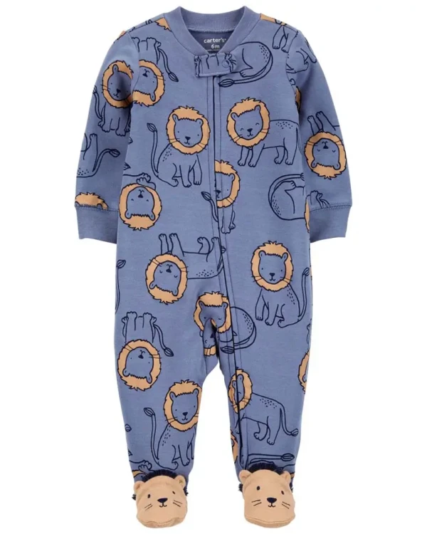 CARTERS Overal zips obojstranný Blue Lion chlapec PRE