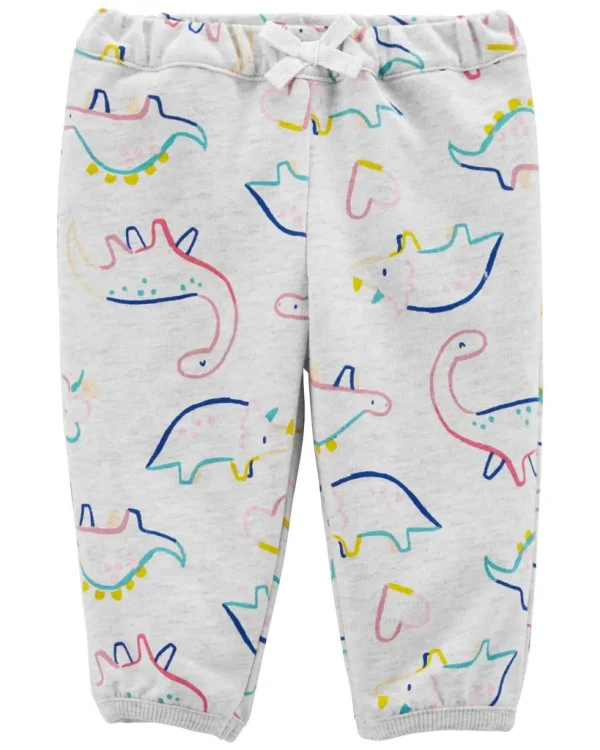 CARTER'S Tepláky Grey Dino dievča 9m