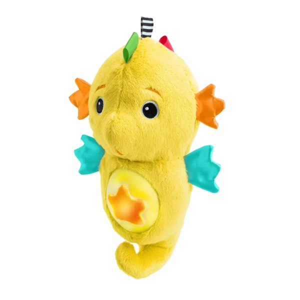 BABY EINSTEIN Hračka upokojujúca so senzorom plaču morský koník žltý Sea Dreams Seahorse™ 0m+