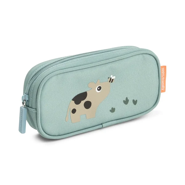 DONE BY DEER Detský peračník Tiny Farm - modrý