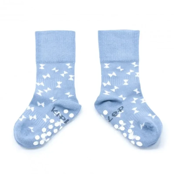 KipKep Detské ponožky Stay-on-Socks ANTISLIP 12-18m 1pár Party Blue