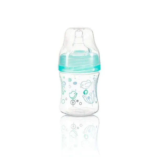 BABYONO Fľaša antikoliková KLASIK mint 120 ml 0m+