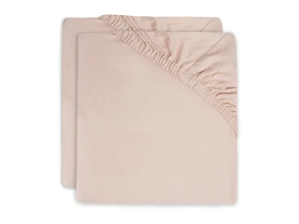 Jollein Plachta napínacia 40/50 x 80/90 cm 2 ks Pale Pink