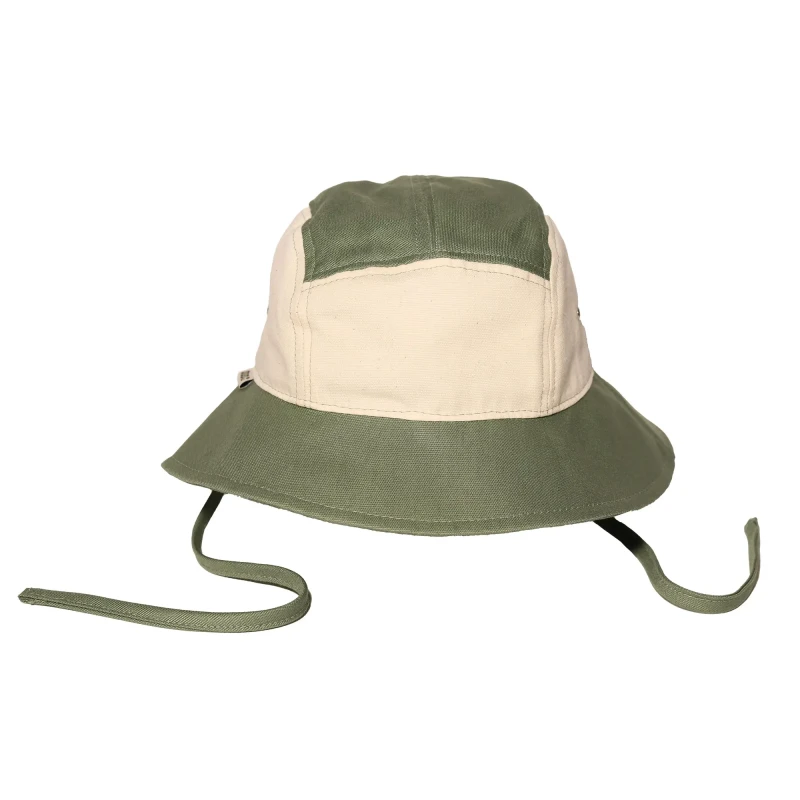 KiETLA klobúčik s UV ochranou 1-2 roky Natural / Green