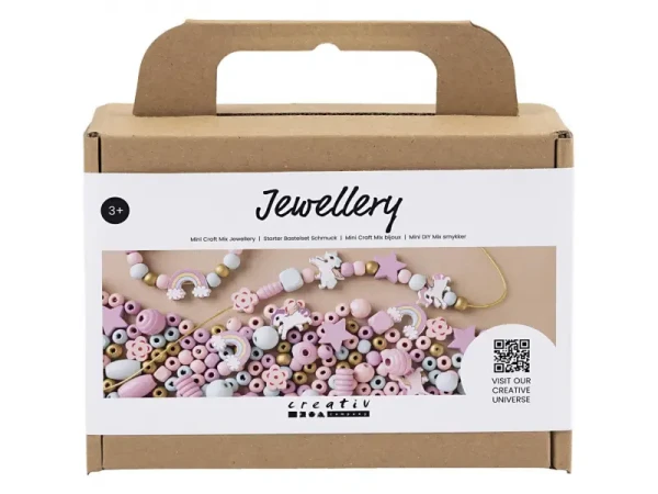 Creativ Company Kreatívna sada Šperky z korálikov pastelovej farby