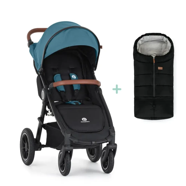 PETITE&MARS Kočík športový Street 2 Air Oak Ocean Blue + PETITE&MARS fusak Jibot ZADARMO