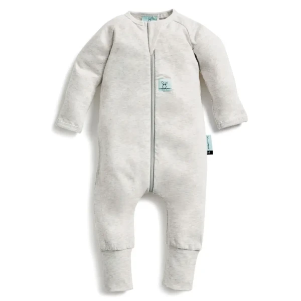 ERGOPOUCH Overal na spanie organická bavlna Layers Grey Marle 6-12 m, max 10 kg, 0,2 tog