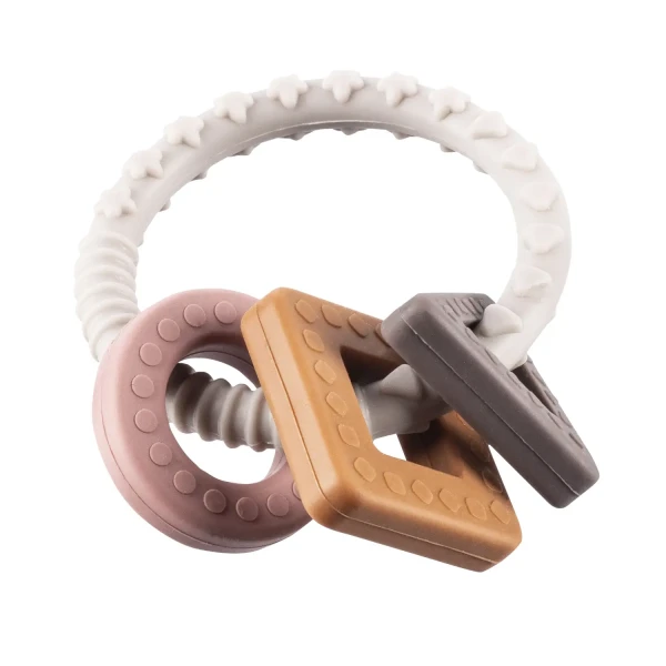 Zopa Silikónové hryzátko Shape, Multicolor