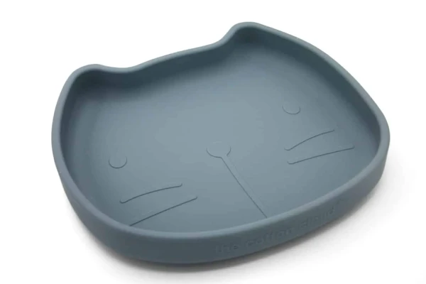 THE COTTON CLOUD SILIKÓNOVÝ TANIER MAČKA PIPPA SMOKEY BLUE