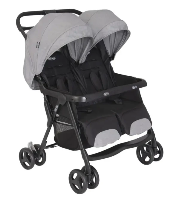 Graco športový kočík pre dvojičky Duorider™ steeple gray