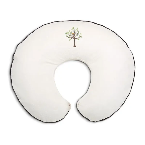 CHICCO Vankúš na dojčenie Boppy velur/bavlna - Cream Life Tree