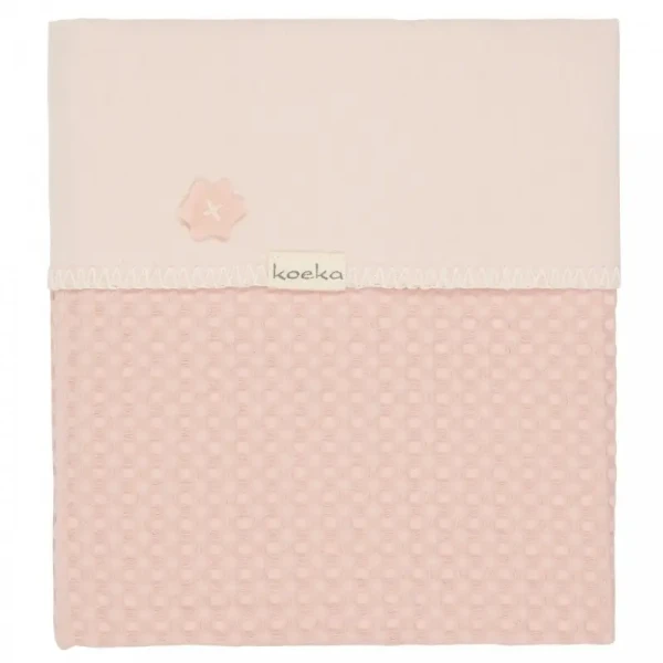 Koeka Deka Antwerp 75x100, waffle/flanel, shadow pink/light shadow pink