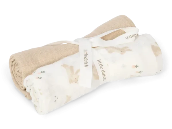 Little Dutch Plienky 70x70cm Baby Bunny