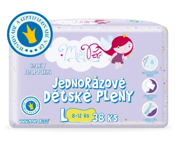 MonPeri jednorazové plienky 8-12kg Klasik L