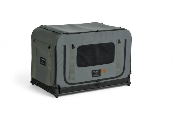 FIKAGO Skladacia kennel prepravka Queen M Green