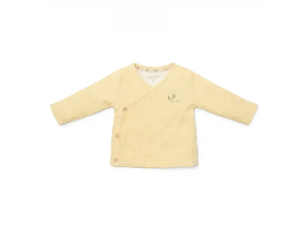 Little Dutch Tričko dlhý rukáv zavinovací Warm Yellow veľ. 56
