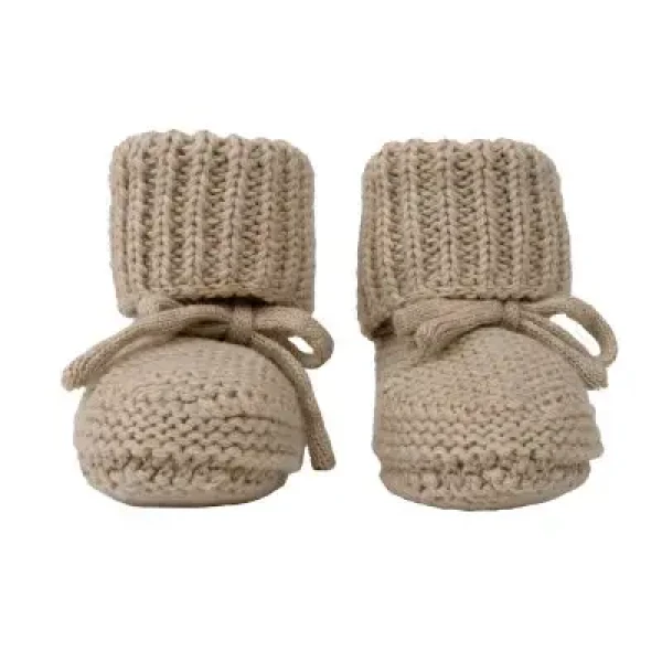 LODGER Slipper Knit Beige 0 - 6 mesiacov