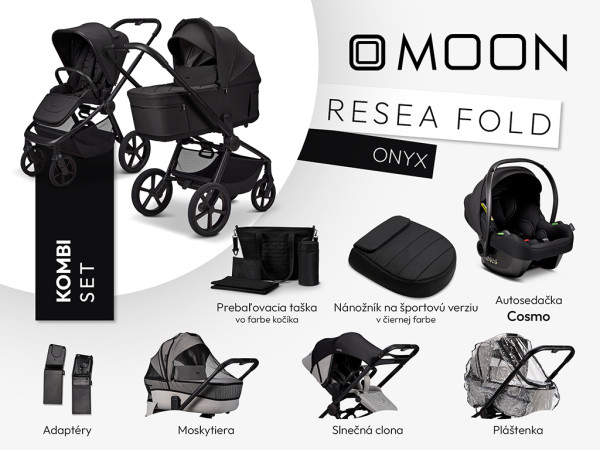 MOON ReSea FOLD kombi set - ONYX