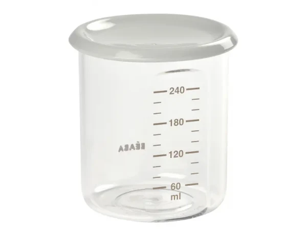 Beaba Téglik na jedlo 240ml Tritan Grey