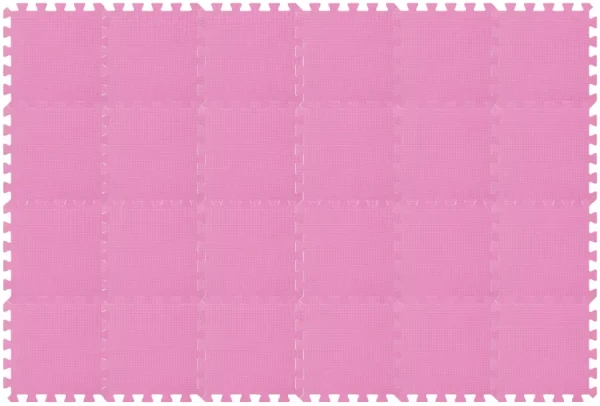 Rialto Baby Hracia podložka puzzle Pink 180x120cm
