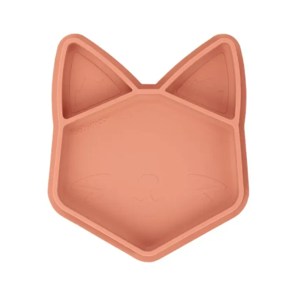Babymoov Silikónový tanier ISY´PLATE Fox