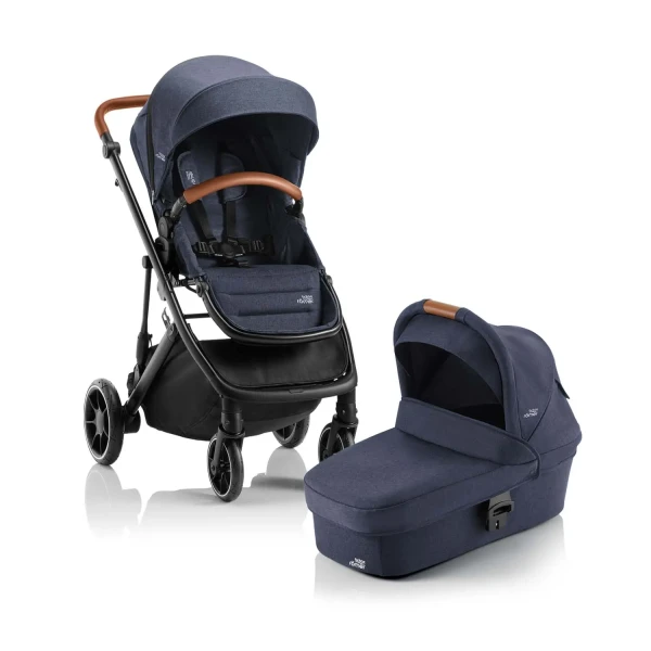 BRITAX RÖMER Set kočík Strider M + hlboká vanička, Navy Ink