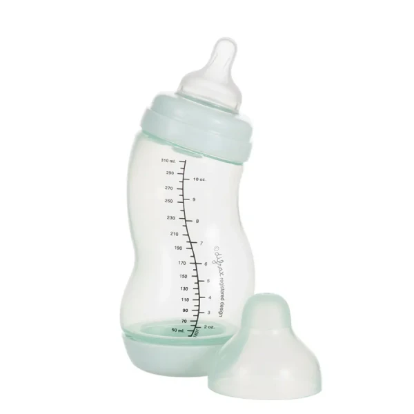 Dojčenská S-fľaška Difrax antikoliková široká mentolová 310 ml