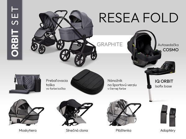 MOON ReSea FOLD ORBIT set - GRAPHITE