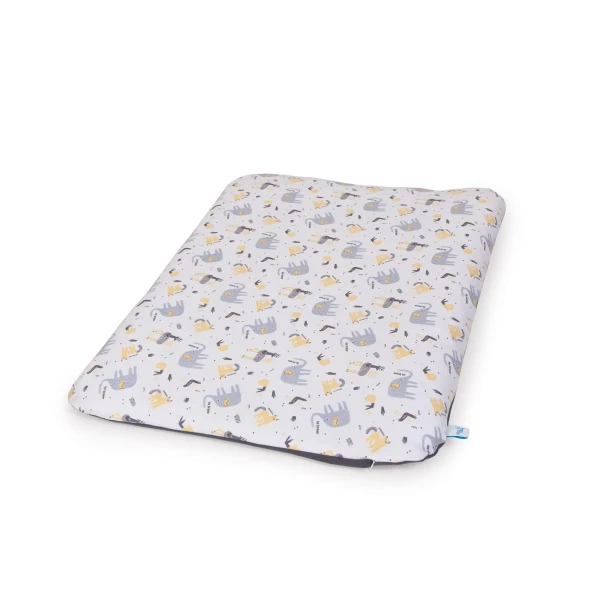 CEBA Poťah na prebaľovaciu podložku mäkkú 2ks Dark grey, Elephant+Light grey, Elephant