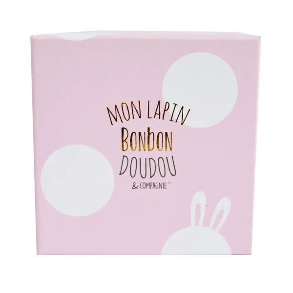 DouDou et Compagnie Lapin Bonbon Zajačik ružový capačky PM 0-6m