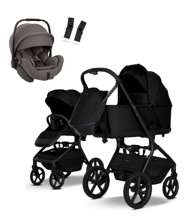 MY JUNIOR MAVI Pure Black + Autosedačka Nuna Arra Flex