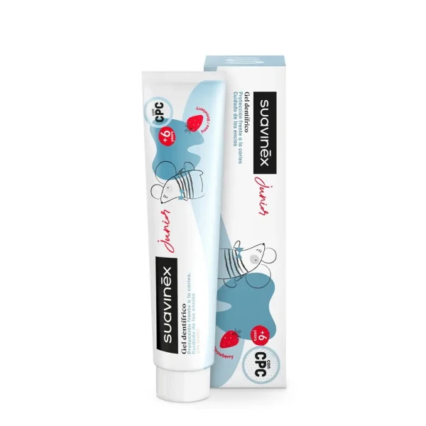 SUAVINEX Detská zubná pasta JUNIOR s jahodovou príchuťou - 75 ml
