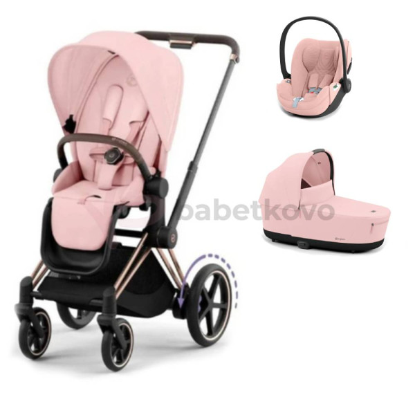 CYBEX E-PRIAM 3-kombinácia ROSEGOLD Peach pink
