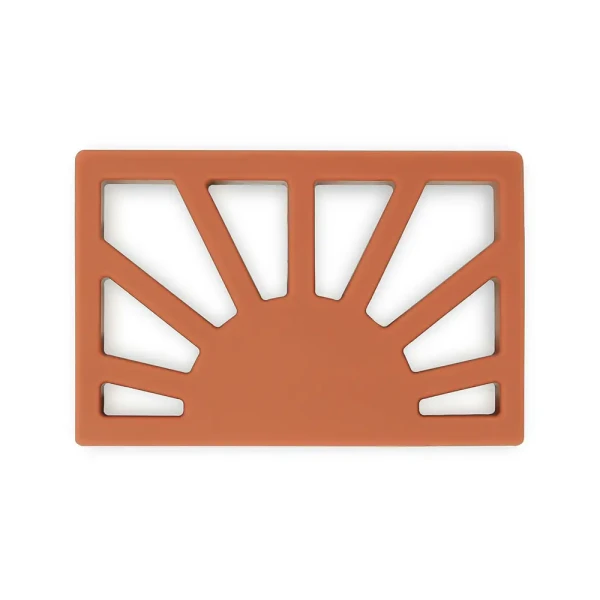 Mushie silikónové hryzátko SUN Clay