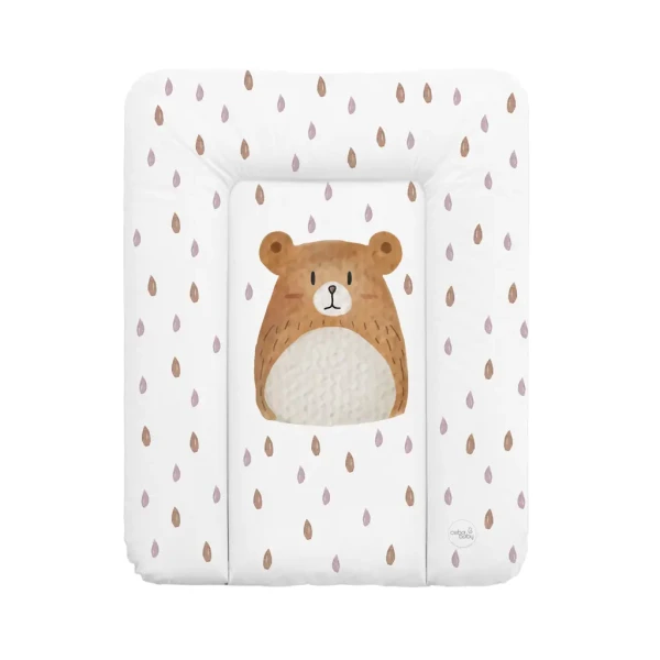 CEBA BABY Podložka prebaľovacia mäkká malá (50x70) Basic Bear Buddy