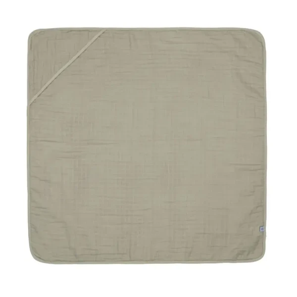 Lässig uterák s kapucňou Muslin Hooded Towel olive