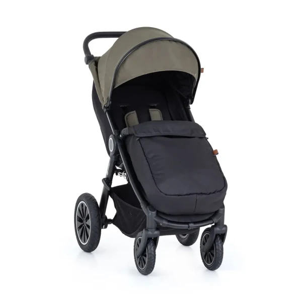 PETITE&amp;MARS Kočík Street+ Air Black Mature Olive Complete
