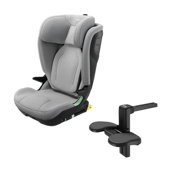 THULE Autosedačka Palm i-size mid grey + opierka na nohy