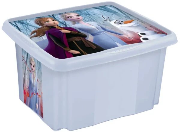 KEEEPER Úložný box s vekom malý Frozen, Modrá
