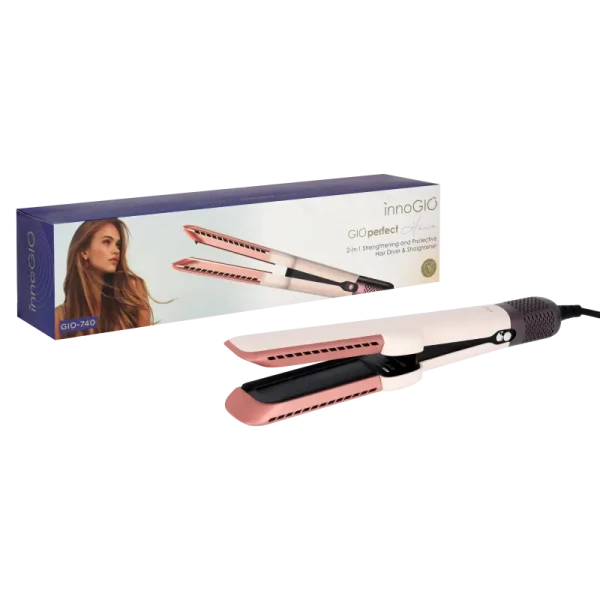 innoGIO GIOperfect ochranný fén a žehlička na vlasy 2v1 GIO-740