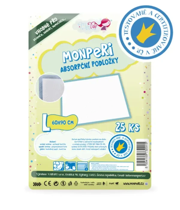 MonPeri Absorpčné vložky 60x90 cm vložky L