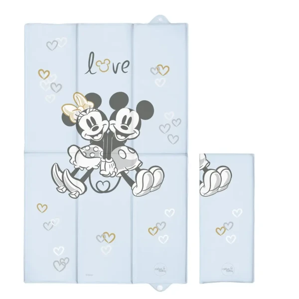 CEBA Podložka prebaľovacia cestovná 50x80 Disney Minnie & Mickey Blue