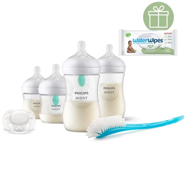 Philips AVENT Sada novorodenecká štartovacia Natural Response s ventilom AirFree+WW Soapberry 60ks