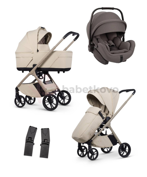 VENICCI TILA Sabbia + Autosedačka Nuna Arra Flex